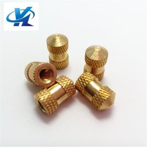 Round threaded brass insert cnc nuts blind 8mm knurled nut m3 m4 m6 m8 m10 42mm