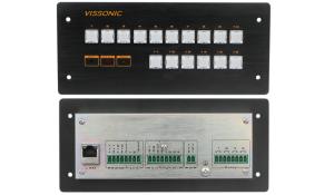 China 16 Buttons Programmable Central Controller Ethernet Control Flush Mount Unit on sale