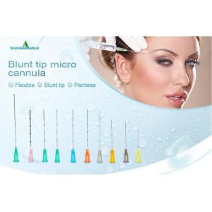 Cheap Fine Medical Sterile Cannula Piercing Needles For Syringe Dermal Filler for sale