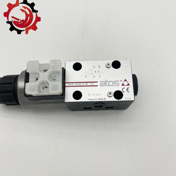 SDHE-0639-O-WP-10S Atos Original Solenoid valve Silver and black color for Concrete Pump Trucks