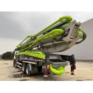 Used 2020 Zoomlion 56m Concrete Pump Truck with Scanica Chassis