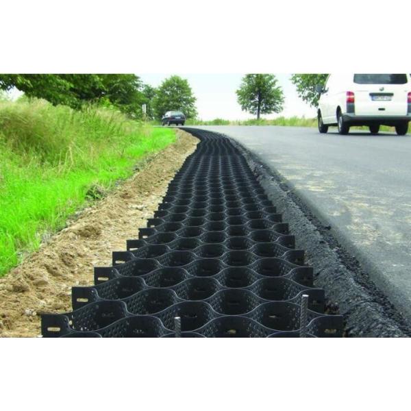 Quality High Strength Gravel Grid Honeycomb Support Road HDPE Hole Geocell For Slope Protection wholesale