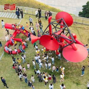 Cheap Hand-forged Steel Non-Powered Amusement Facility for Large-Scale Outdoor Interactive for sale