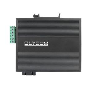 Industrial Fast Ethernet Media Converter SC Fixed Fiber SM/MM Unmanaged 6KV CE