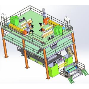 Polypropylene Spunbond Machine for Nonwoven Fabric Single Beam