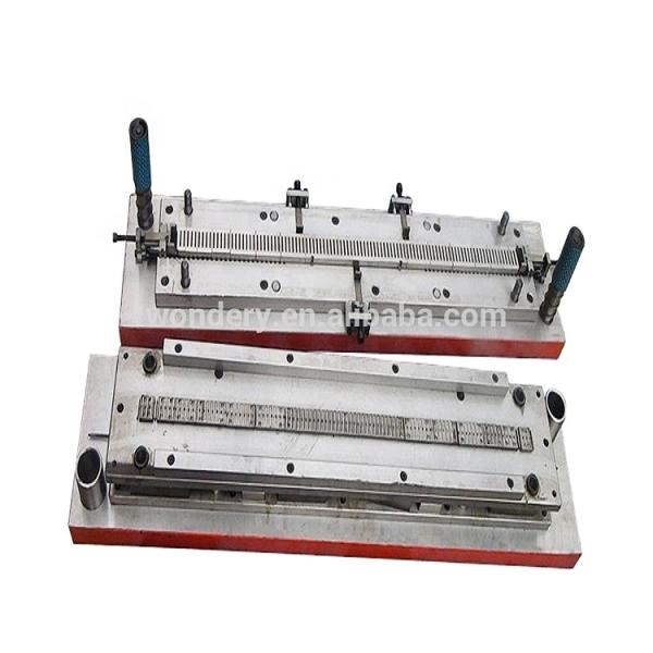 Quality Brazing Radiator Header Plate Die for 22x2mm Aluminum Flat Tube wholesale