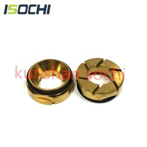 Golden Steel Slotted Pressure Foot Disk Insert for PCB Hitachi Machine