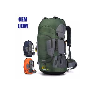 China Hiking Trekking Waterproof Camping Bag Unisex Polyester Material on sale