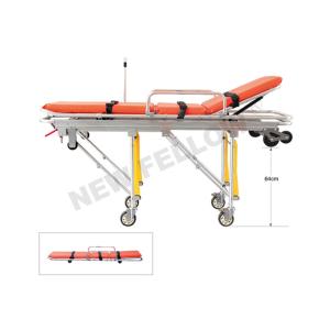 Mobile Aluminum Ambulance Stretcher Transfer Trolley For First Aid Rescue