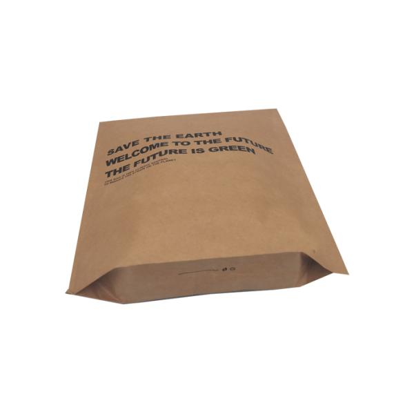 Brown Kraft 12x16 Inch Recycled Paper Bags With Handles Eco Friendly