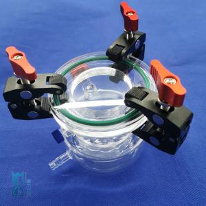 Custom High Temperature Corrosion Resistant Transparent Quartz Reactor