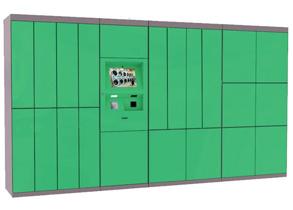 Quality Touch Screen Smart Laundry Locker For 24/7 Dry Clean Service With SMS Sending Function wholesale