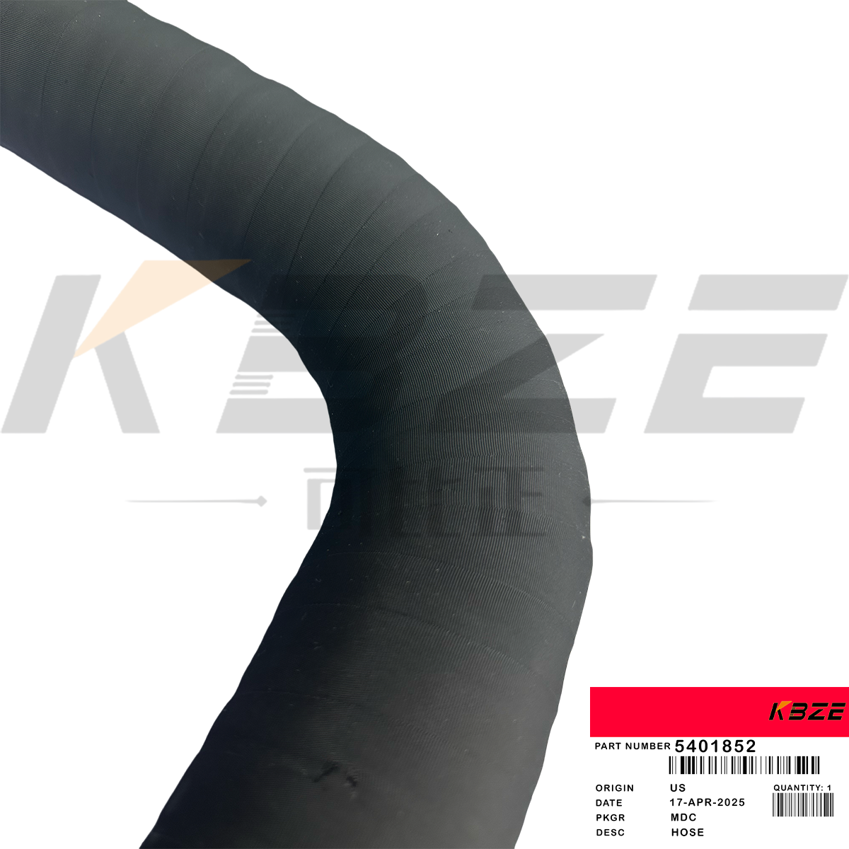 KBZE BRAND 5401852 CUMMINS 3.3 ISB QSB ENGINE OIL COOLER CORE ELBOW;HOSE FITS EXCAVATOR