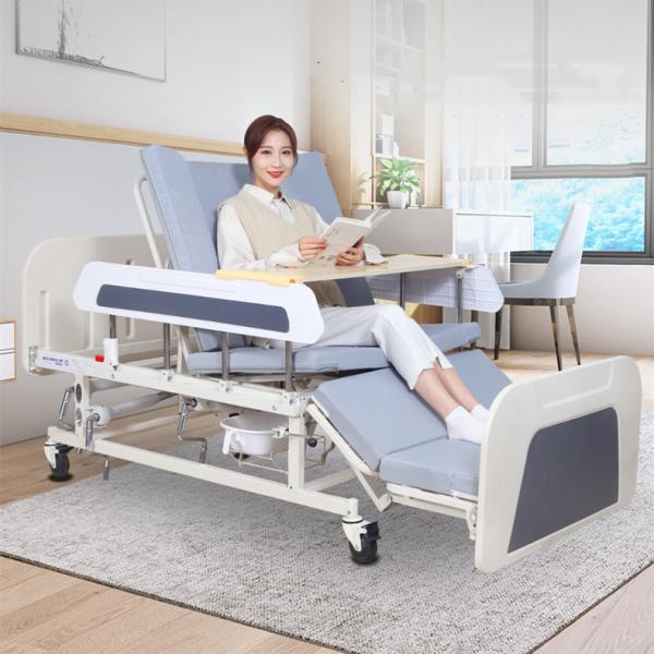 Quality Adjustable Multifunctional Manual Hospital Bed With Rails wholesale
