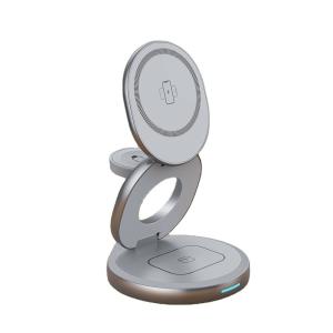 Private Mold 3 In 1 Wireless Charging Station for Mobile Phone Earphone Watch