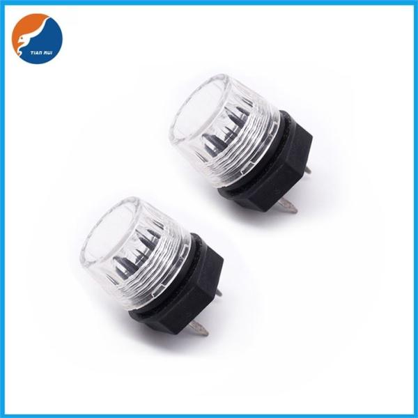 570 Series Black Thermoplastic Panel Mount Micro Subminiature Fuse Holder For TR5 TE5 Fuses