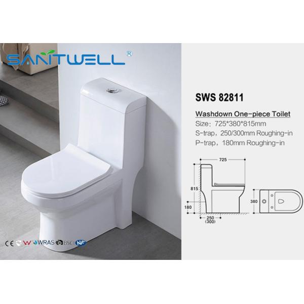 Quality Smooth toto Washdown Toilet bowl ceramic one piece WC CE Certification wholesale