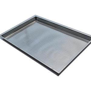 Stainless Steel 304 Perforated Rectangular Drying Baking Serving Tray Pan Sheet
