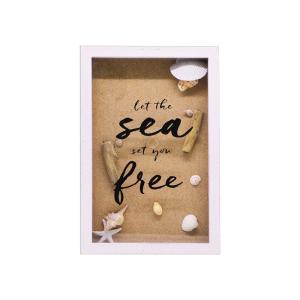 China Simple Style Personalized Wall Plaque Wall Plaque Decorative Sign Sea Beach Design on sale