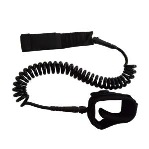 Durable Strength TPU Coiled Lanyard Cord SUP Lanyard With Quick Release Clip