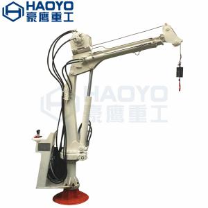 China Knuckle Boom Offshore Provision Ship Deck Folating Dock Cranes on sale