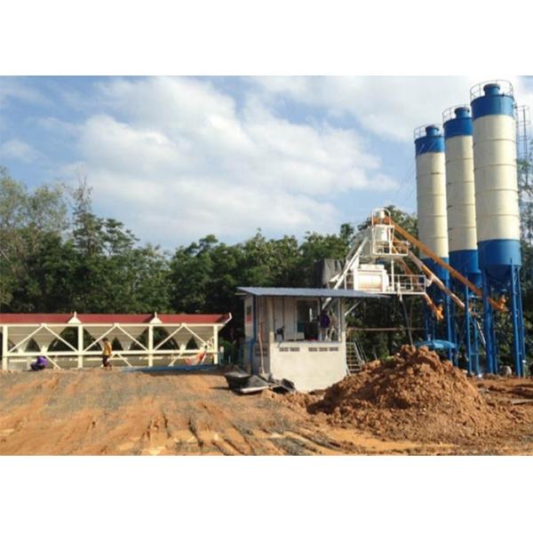 Ready Mixed Concrete Batch Mix Plant Automatic Operation For Construction 25