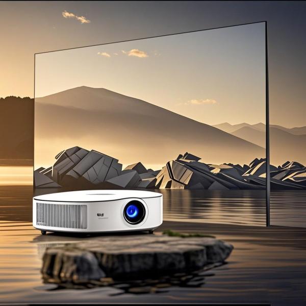 120 Inch - 200 Inch Fixed Frame Projection Screen Long Throw Movie Projector