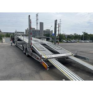 2 Layer Hydraulic Car Transport Semi Trailer With 8 Tire Not Self Dumping