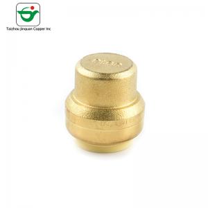 Cheap Plumbing Brass Tube End Caps 1/2 Inch Push Fit Pipe Fittings for sale