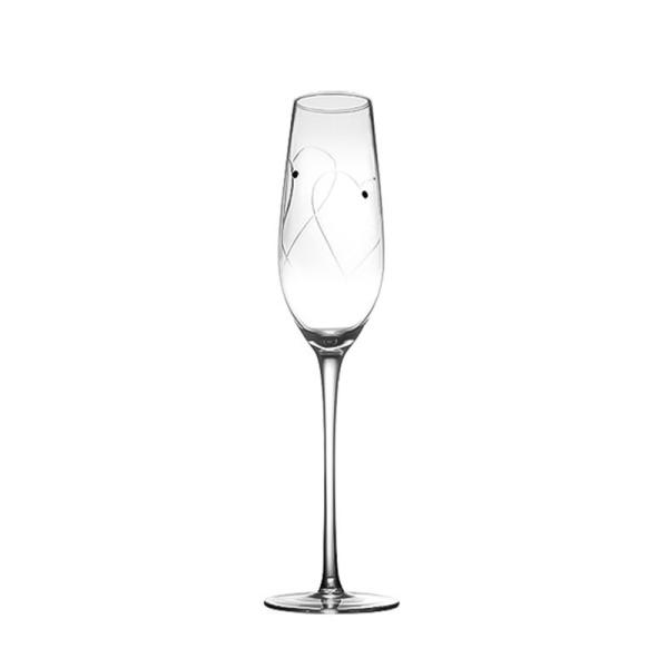B2B Bulk:Custom 6-10oz Tempered Crystal Flutes | Hotel Bulk Glassware Lead-Free