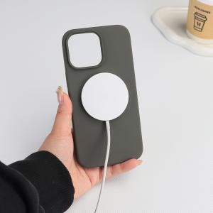 Shockproof Silicon Mobile Cover with Logo Magnetic Silicone Phone Case For