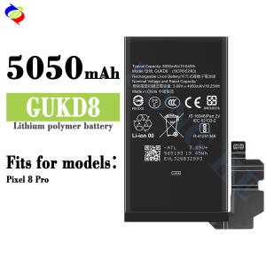 Black Mobile Phone Battery For Pixel 8 Pro 3.89V 5050 mah GUKD8 Lithium ion