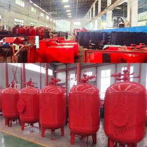 Foam Fire Suppression System With Concentrate Capacity Of 300L To 3000L Advanced