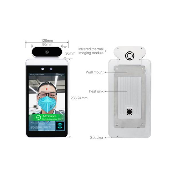 Quality SIBO Different Installation Android 7.1 OS Terminal With Body Temperature Test And Face Recognition wholesale