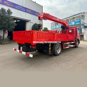 FAW J6L Truck-mounted Crane Transporter 8 Tons 4 Section Telescopic Boom Crane