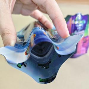 Child Resistant Stand-up Pouches Unique Contour Design Medical-Grade Recyclable