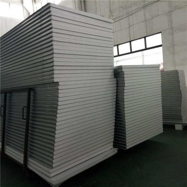 construction building materials 50mm eps sandwich panel with grey white steel