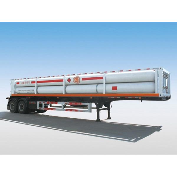 Quality 8 Tubes 2 Axles Lpg Semi Trailers For 16000L CNG wholesale