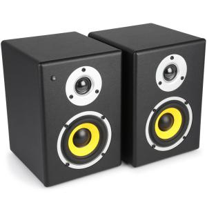 5.25 Inch 6 Inch Studio Monitors Pair Powered Active Monitor Speakers For