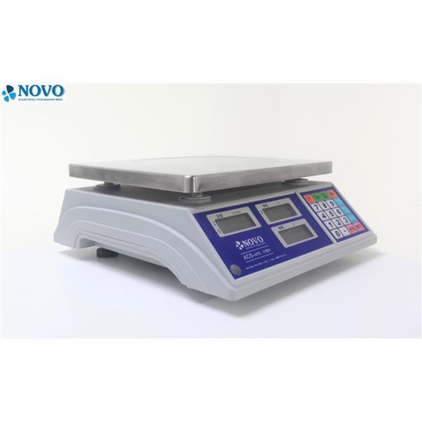 Dual Interval Digital Pricing Scale , Commercial Digital Weighing Scale Green