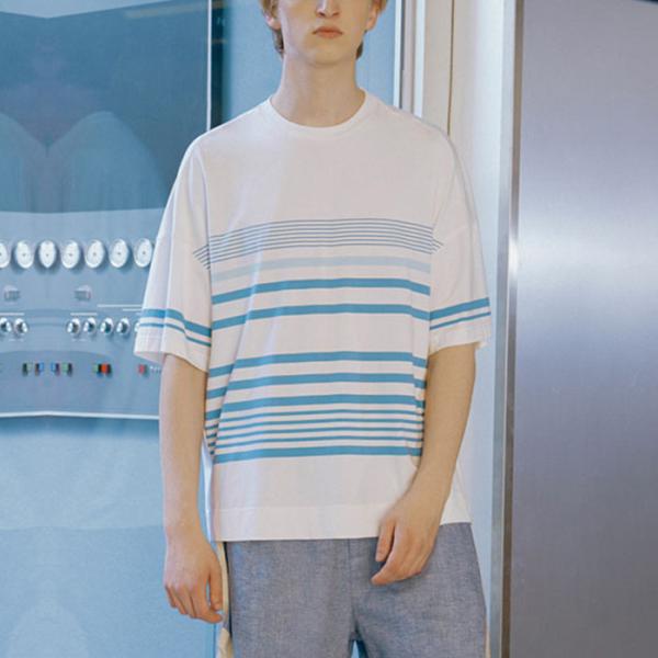 Quality Custom Summer Casual Stripped Cool Shirts For Boys Round Neck XS-XXXXXL wholesale