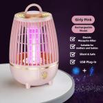 USB Rechargeable Bug Zapper Lamp With High Voltage 2700V Newest Design Cleaning