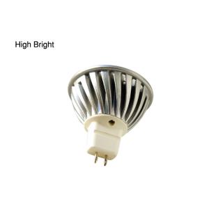 High Lumen 3W 250lm 5000 - 10000K 51mm MR16 LED Bulb Lamp For Amusement Park