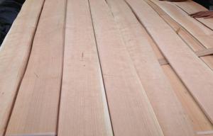 Cheap Pink Quarter Cut Cherry Veneer With Mineral Line , 0.5 mm Thickness for sale