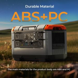 2400W Portable Power Station with 2016Wh LiFePO4 Battery 650W Solar Input and 1