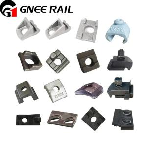 Convenient WJK-TG Rail Fasteners with Welded Base Plate for Crane Beam