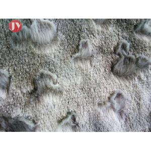 Brushed Embossed Plush Toy Fabric 100% Polyester PV Plush Shrink - Resistant