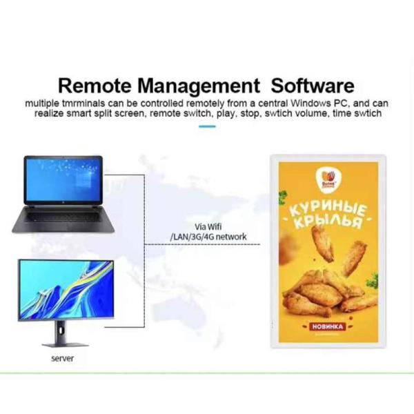 Indoor Elevator Media Wall Mounted Digital Advertising Screen For Customizable Advertising Display 04