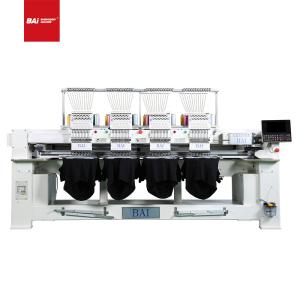 220V 4 Heads Embroidery Machine 450mm Computerized Blouse Embroidery Machine
