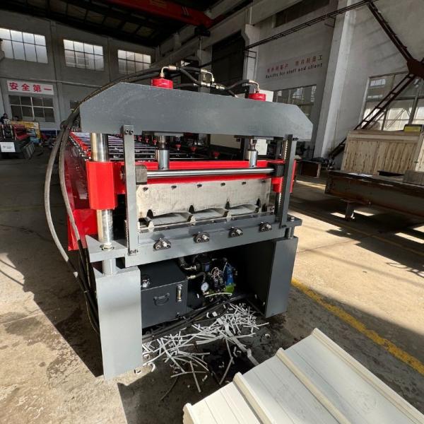 Quality 0.4-0.8mm Thickness Color Steel Boltless 720mm Clip Lock Standing Seam Roofing Roll Forming Machine wholesale